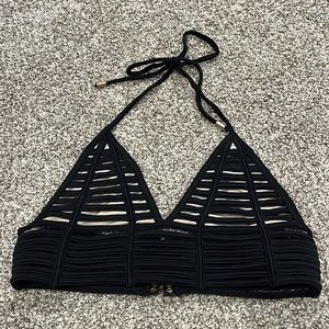 Unique Black Nude Bikini Top